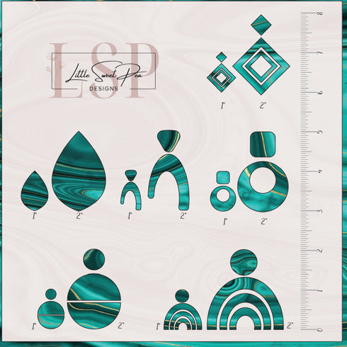 0001 - Turquoise Abstract Agate