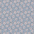 1137 - Just Peachy Daisies on Slate Blue