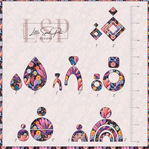 1148 - Abstract Whimsy Floral