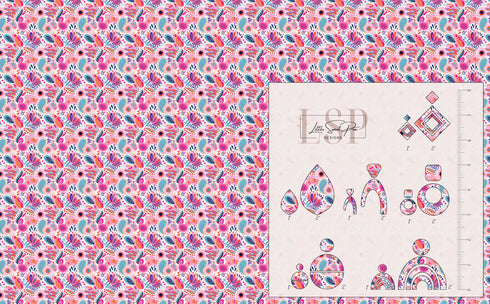 1150 - Whimsy Floral Pink Pops