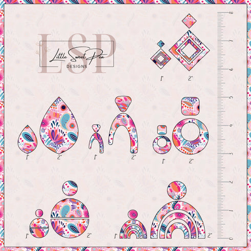 1150 - Whimsy Floral Pink Pops