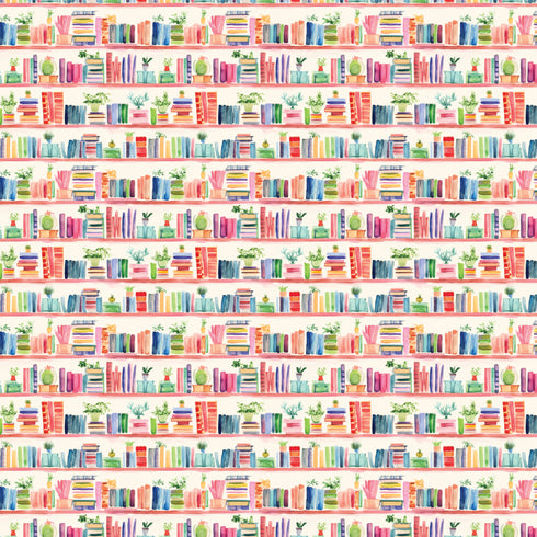 1153 - Watercolor Bookshelves 2