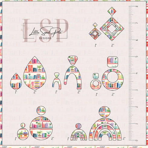 1153 - Watercolor Bookshelves 2