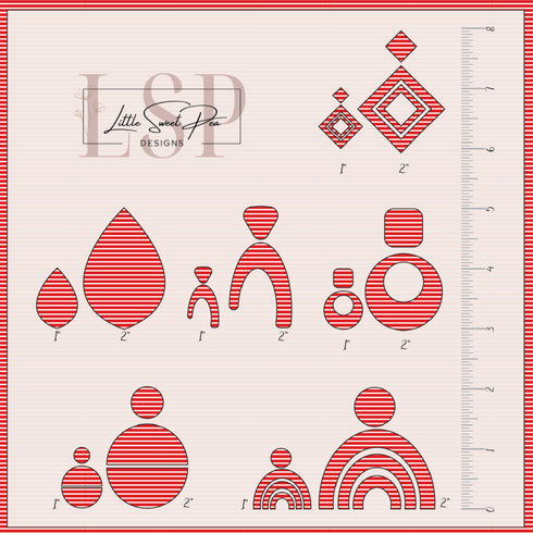 1156 - White Stripes on MATERIAL OF YOUR CHOICE