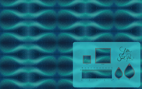 0118 - Northern Lights Abstract (Earring Size)