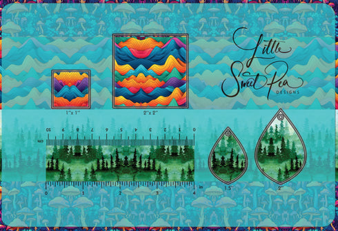 0124 - Abstract Nature Repeating Combo Board