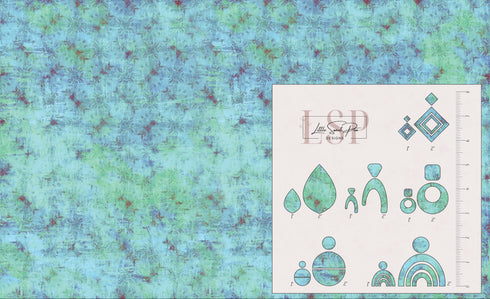 0014 - Blue and Green Abstract