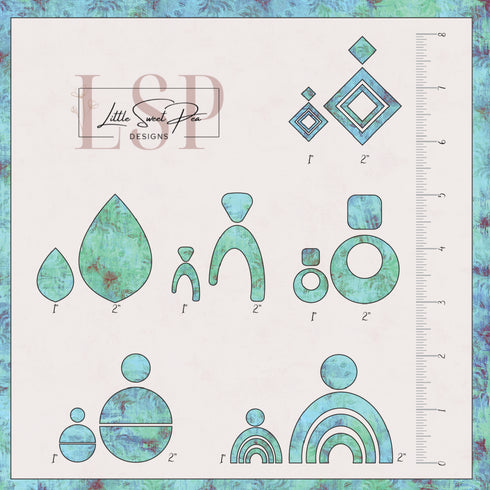 0014 - Blue and Green Abstract