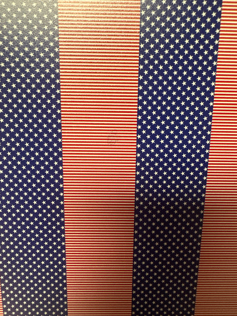 Scratch and Dent : 1/8” Patriotic Stripe Combo - MDF - Double Sided