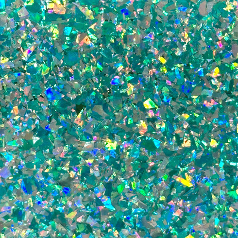 Aqua Breeze Flakes - 1/8" Acrylic Sheet