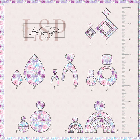 0209 - Purple Flowers and Bows