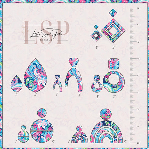 0218 - Navy Blue Paisley