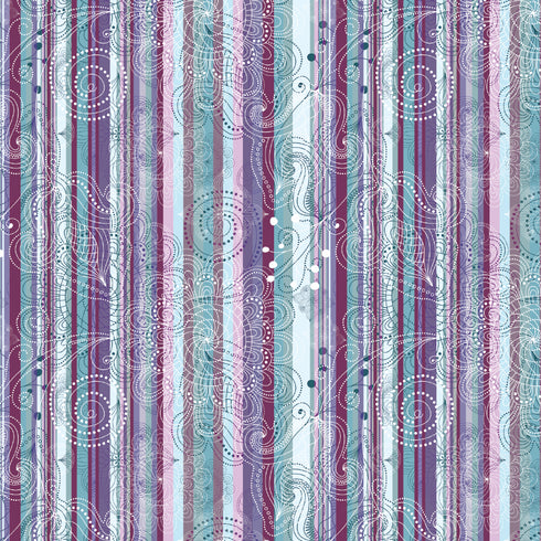 0023 -Abstract Paisley Stripes