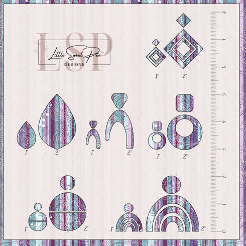 0023 -Abstract Paisley Stripes