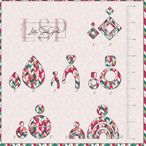 2425 - Christmas Chevron