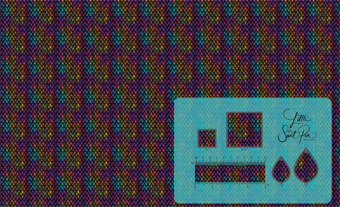 2458 - Rainbow Scales (Small)