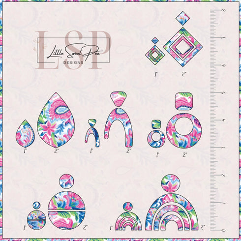 0249 - Blue Paisley Floral