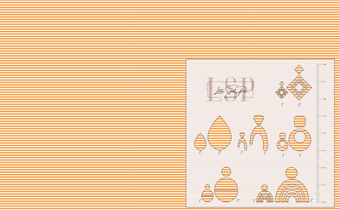 0254 - Orange Stripes