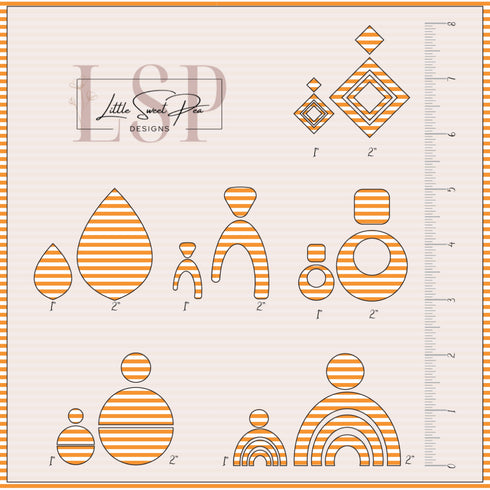 0254 - Orange Stripes