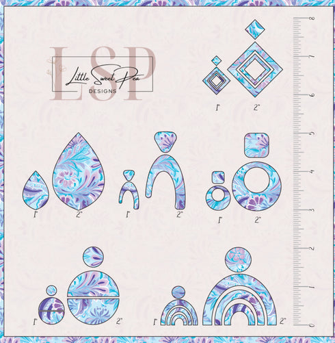 0257 - Purple Paisley and Floral