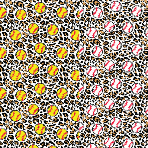 2595 - Split Softball and Baseball Earring Bundle Combo