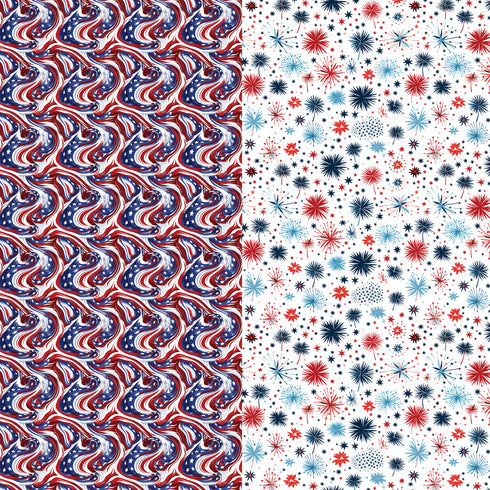 2597 - Patriotic Combo Board