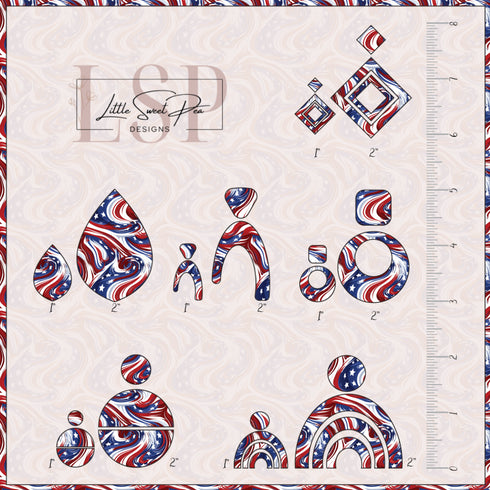 2597 - Patriotic Combo Board