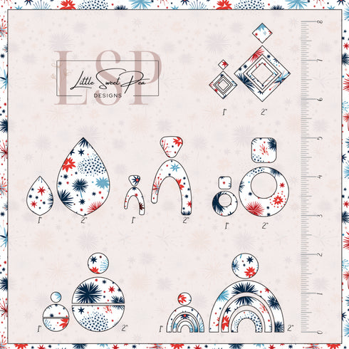 2597 - Patriotic Combo Board