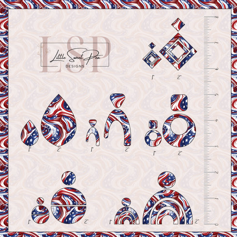 2598 - Patriotic Swirl