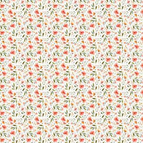 2599 - Dainty Peach Flowers