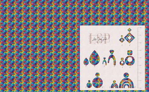 2662 - Abstract Swirling Rainbows (micro)