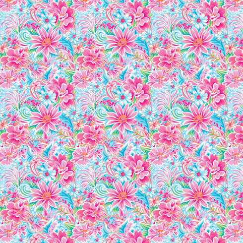 0291 - Pink Pops Floral (Micro)