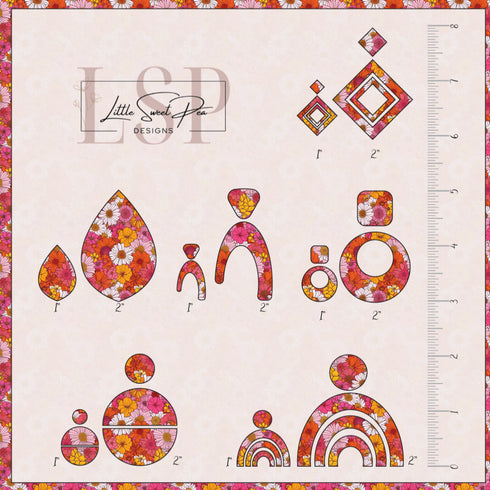 0278 - Pink Splashy Daisies