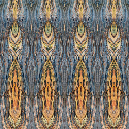 0290 - Blue-Grey Rock Formation (Vibrant)