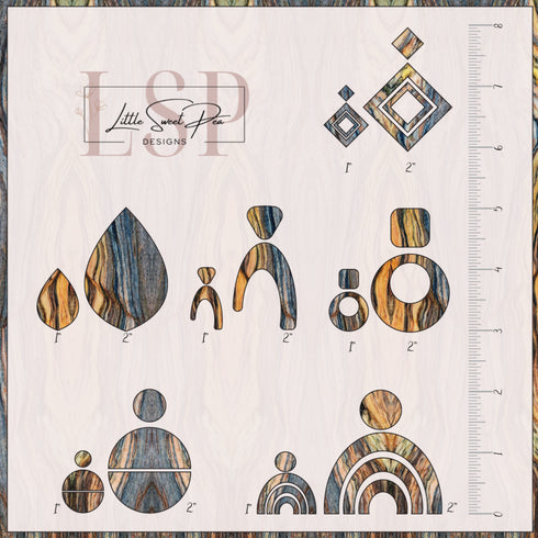 0290 - Blue-Grey Rock Formation (Vibrant)