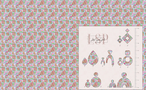 0307 - Preppy Christmas Lollipop House