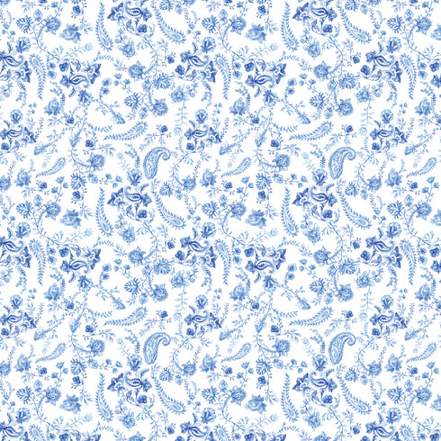 3148 - Blue and White Danty Flowers
