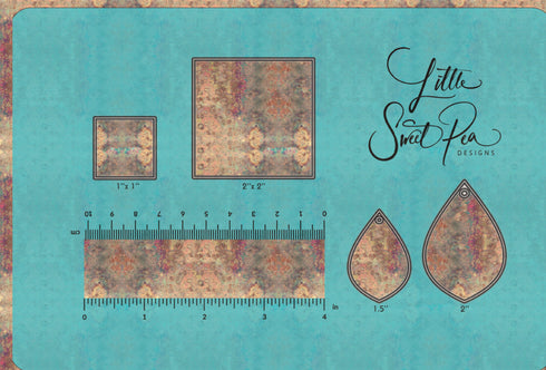 3156 - Oil Slick Aged Copper Abstract (Micro)