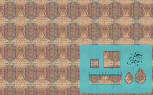 3156 - Oil Slick Aged Copper Abstract (Micro)