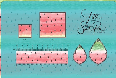 3160 - Watermelon Watercolor Splash