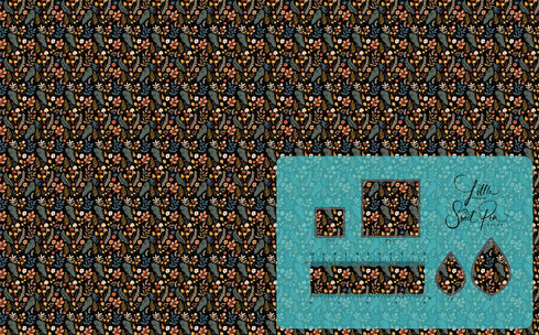 3164 - Enchanted Fall Leaves & Mushrooms