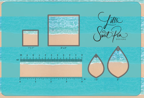 3175 - Ocean Waves and Sand Repeating (Small)