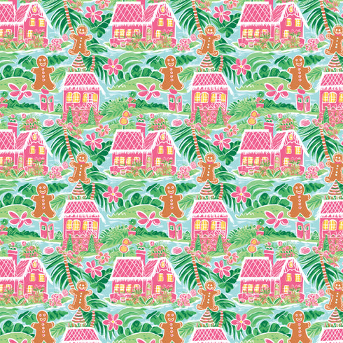 0317 - Tropical Gingerbread Village