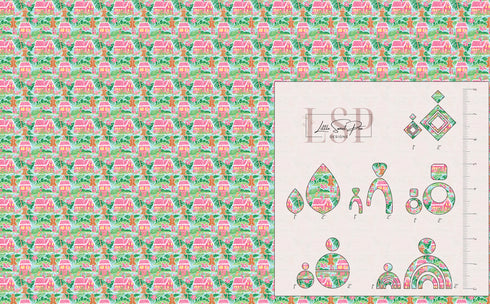 0317 - Tropical Gingerbread Village