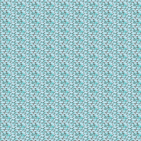 3180 - Abstract Blue-(ish) Turquoise Scales