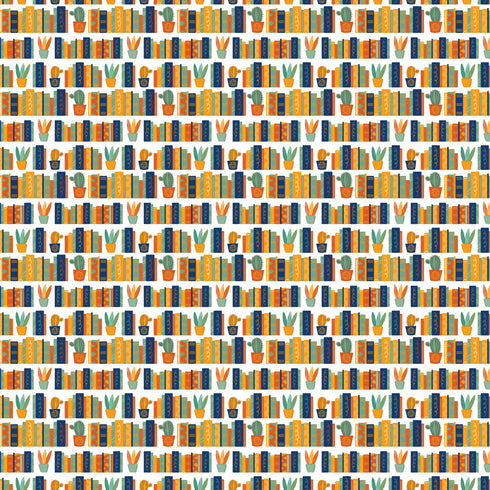 3184 - Books and Succulents