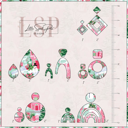 0318 - Pink Christmas Village