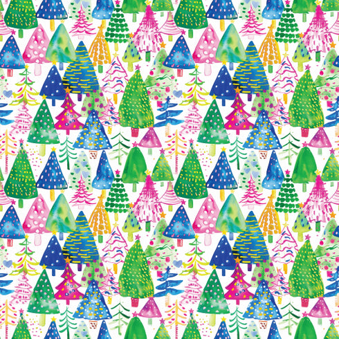 0328 - Colorful Christmas Trees