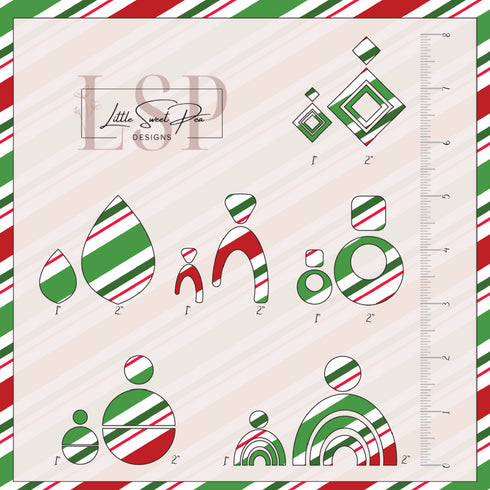 0032 - Christmas Stripes