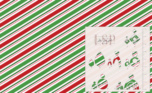 0032 - Christmas Stripes